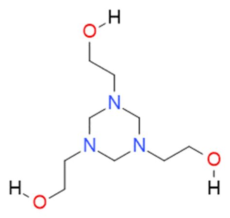 Hexahydro 135 Trishydroxyethyl S Triazine Chemical Structural Formula Download Scientific