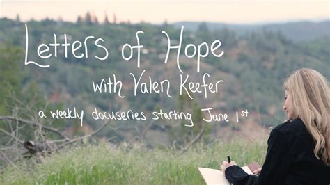 Letters Of Hope With Valen Keefer Trailer Youtube