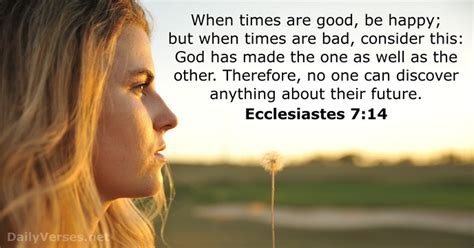 Ecclesiastes 7 14 Bible Verse