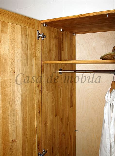 Kleiderschrank X X Cm Standard Wildeiche Massiv Ge Lt Casa De Mobila