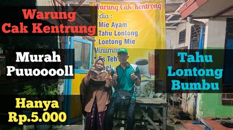 Wisata Kuliner Jombang Tahu Lontong Bumbu Termurah Warung Cak