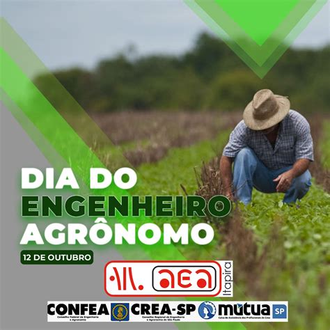 De Outubro Dia Do Engenheiro Agr Nomo Aea Itapira