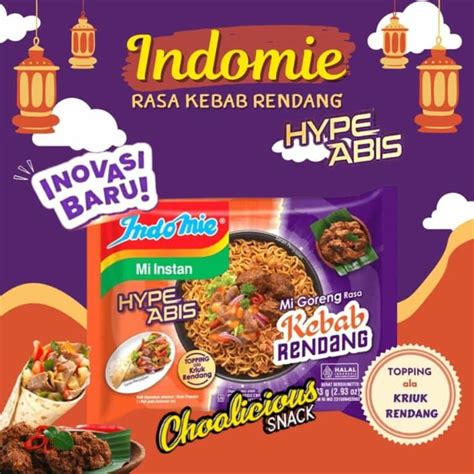 Indomie Rasa Kebab Rendang Snack Affair