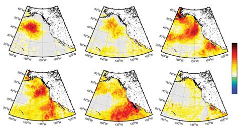 Sea Surface Temperature Sst Anomalies Showing The Progression Of The