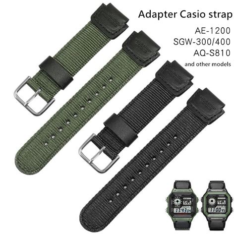 Mm Nylon Watch Band Strap Suit For Casio G Shock Ae W S H W