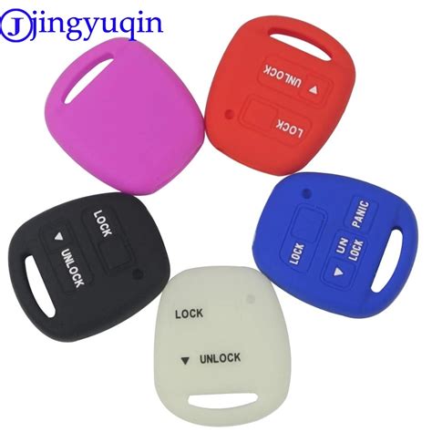 Jingyuqin 2 Tasten Silikon Auto Schl Ssel Fob Fall Abdeckung Haut F R