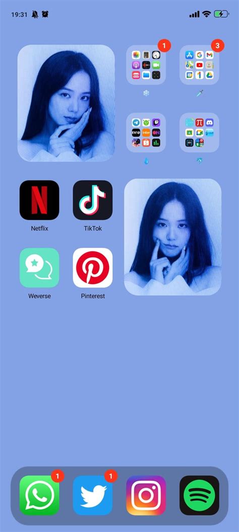 Jisoo Organiza O Blue Xiaomi Tema Igual Iphone