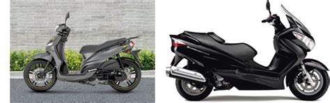 Motorrad Vergleich Peugeot Tweet 125 Gt 2023 Vs Suzuki Burgman 125 2009