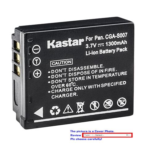 Kastar Replacement Battery For Panasonic Cgr S007 Cga S007a Cgr S007e Dmw Bcd10 Ebay