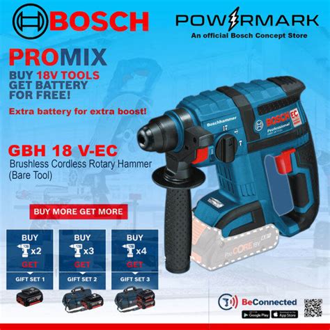 BOSCH GBH 18 V EC Brushless Cordless Rotary Hammer Bare Tool