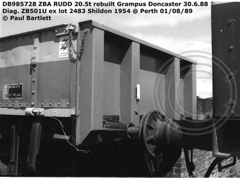 Paul Bartletts Photographs Br Rudd And Clam Ballastspoil Wagons Zba Zca