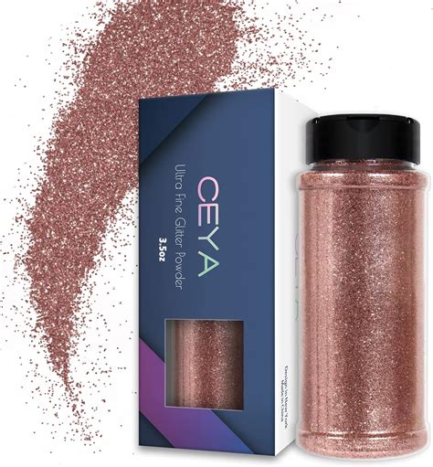 Amazon Ceya Oz G Ultra Fine Glitter Powder Rose Gold