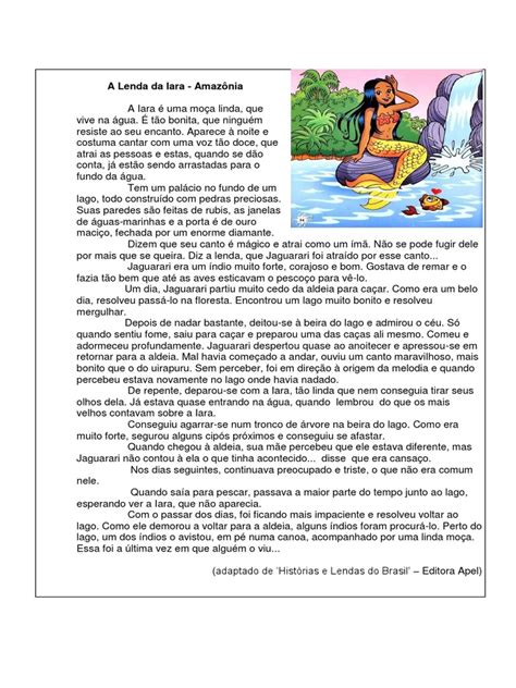 Lenda Da Iara Completo - A Lenda Da Iara | PDF | Lazer