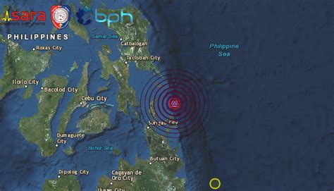 Forte Scossa Di Terremoto Di Mw Nelle Zona Delle Filippine