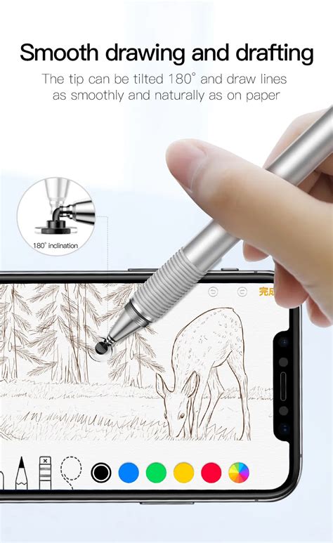 Baseus Caneta Capacitiva Stylus Para Tela Touch Para Apple Pencil 2