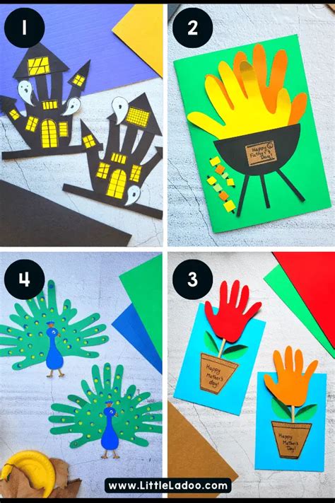 Handprint Henna Craft for kids