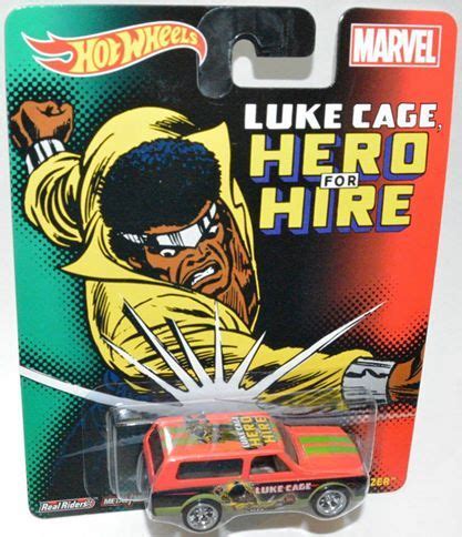 Luke Cage Hero For Hire Hot Wheels Pop Culture Car Wheels Diy Hot Wheels Car Wheels