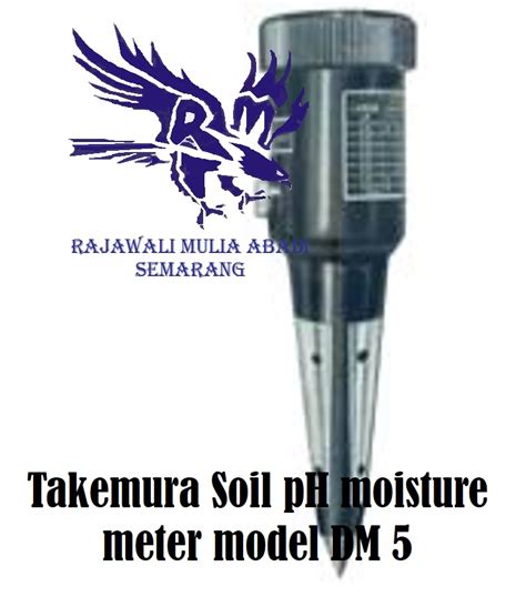 Takemura Soil PH Moisture Meter Model DM 5 PT Rajawali Mulia Abadi