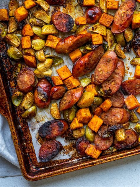 Chicken Apple Sausage Sheet Pan Supper Recipe Sheet Pan Dinners