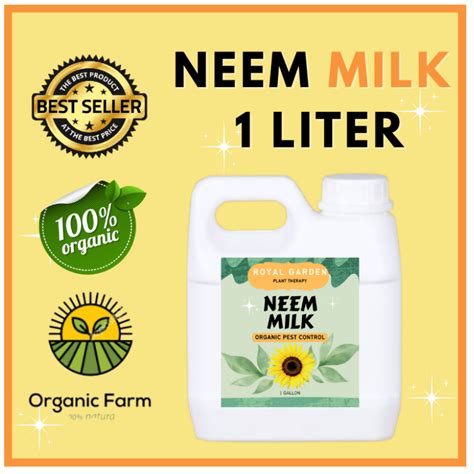 Royal Garden Liter Neem Milk Neem Oil Refill Ml Organic Fungicide