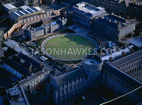 Aerial View Dublin Castle Ireland Jason Hawkes HD Wallpaper Peakpx