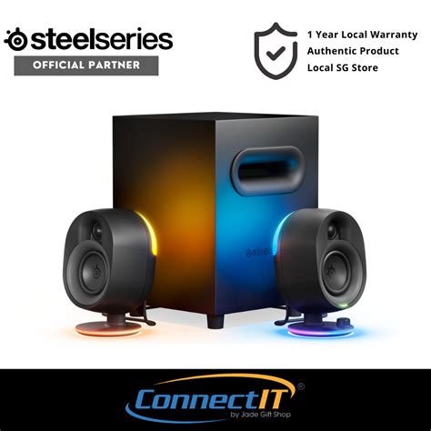 Steelseries Arena 7 Bluetooth Gaming Speaker With Volume Dial And