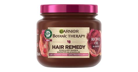 Garnier Botanic Therapy Ricinus Oil And Almond Hair Remedy Masky Na Vlasy Pro ženy Elninocz