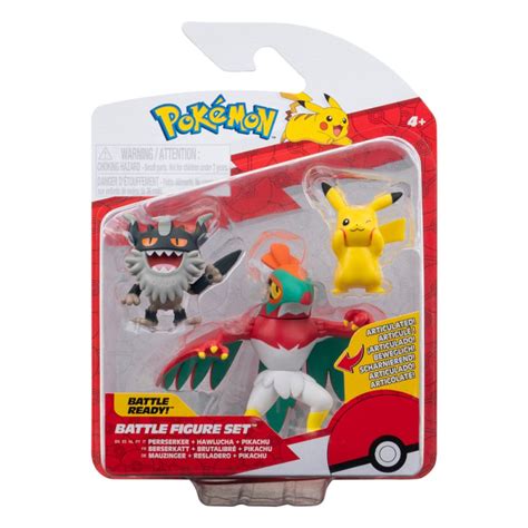 Figurine Pokémon pack 3 figurines Battle Figure Set Pikachu