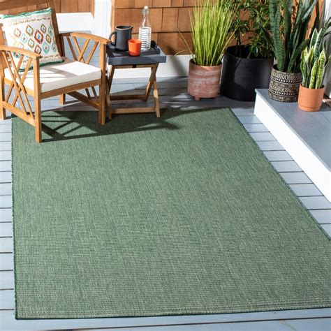 Ebern Designs Kalan Dark Green Beige Indoor Outdoor Rug Reviews Wayfair