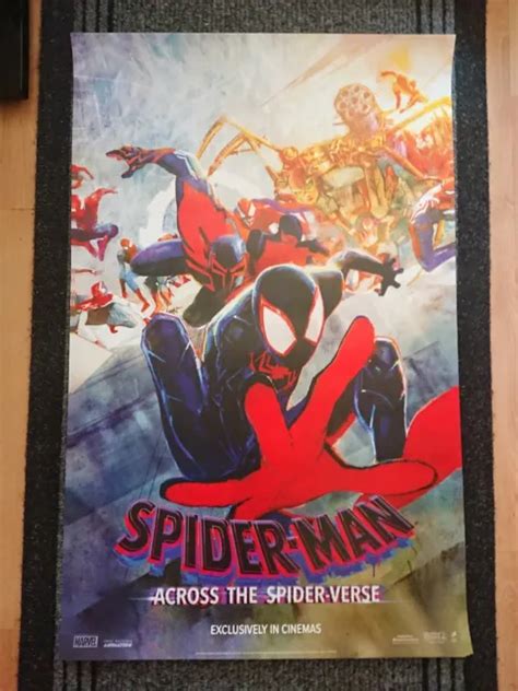 Spider Man Across The Spider Verse Poster Marvel Miles Morales Isense