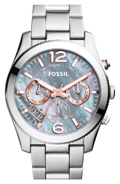 Fossil Perfect Boyfriend Chronograph Bracelet Watch 40mm Nordstrom