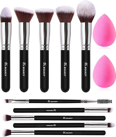 Beakey Pcs Makeup Brush Set Premium Synthetic Foundation Face Powder