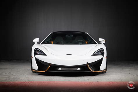 White McLaren 570S Enhanced with Carbon Fiber Elements — CARiD.com Gallery