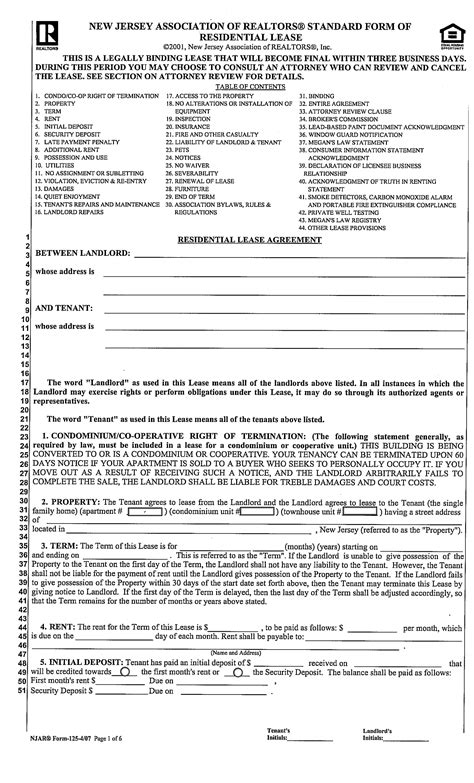 Property Lease Agreement