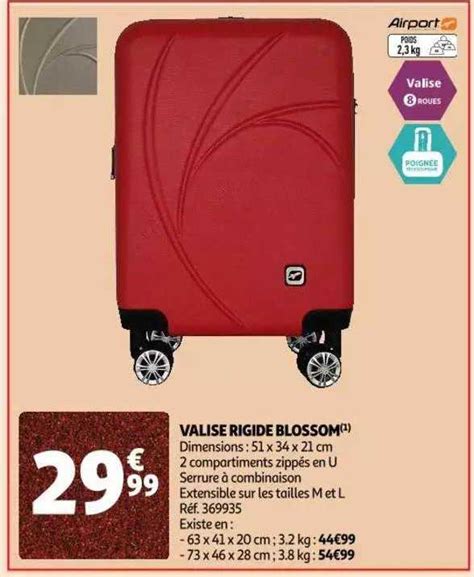 Promo Valise Rigide Blossom Airport Chez Auchan ICatalogue Fr