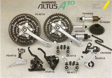 Altus A Shimano Catalogue Retrobike