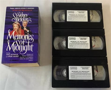 Sidney Sheldons Memories Of Midnight Tv Mini Series Three Vhs Set £9