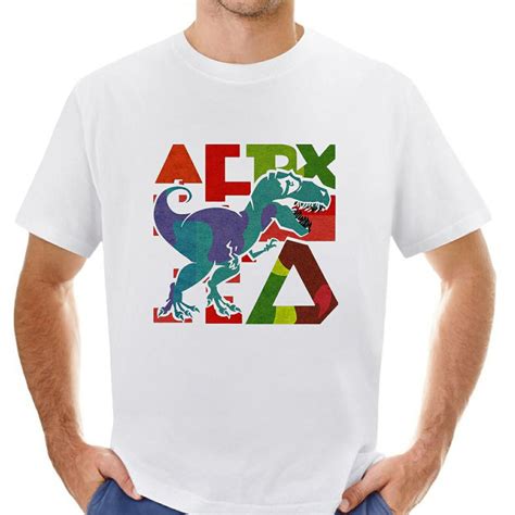 Mens Teacher Saurus Rex Casual T Shirt White Medium