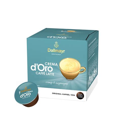 Nescaf Dallmayr Caff Latte Crema D Oro Kapseln F R Dolce Gusto