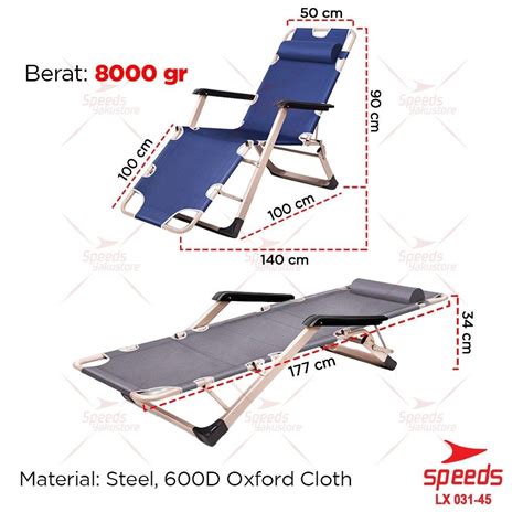 Speeds Kursi Malas Tempat Tidur Lipat Folding Bed Kursi Lipat Kursi