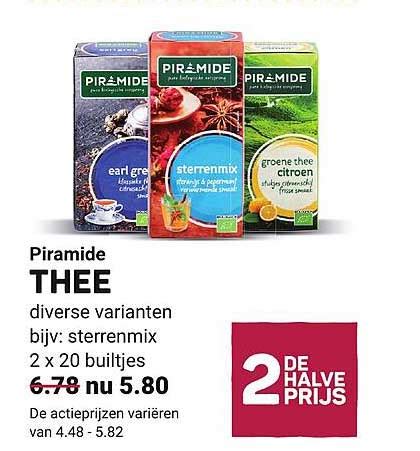 Piramide Thee Aanbieding Bij Natuurwinkel Folders Nl