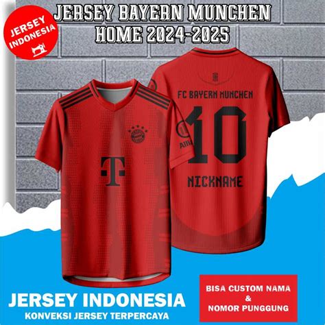 Jual Jersey Klub BAYERN MUNCHEN HOME 2024 2025 Setelan Jersey Sepak