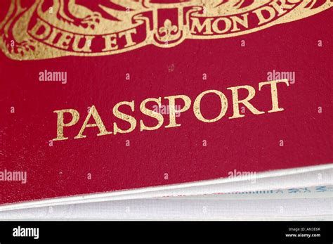 Front Cover British Passport On Hi Res Stock Photography And Images Alamy