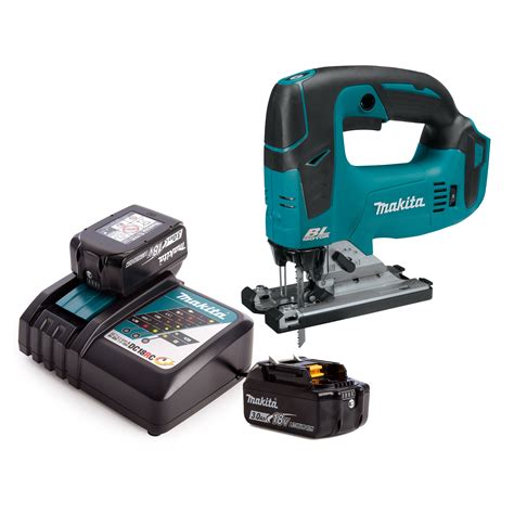 Makita DJV182RFE Cordless Jigsaw 18V Max Cutting 135mm 3500spm