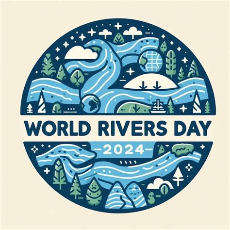 poster  world river day   year    premium ai