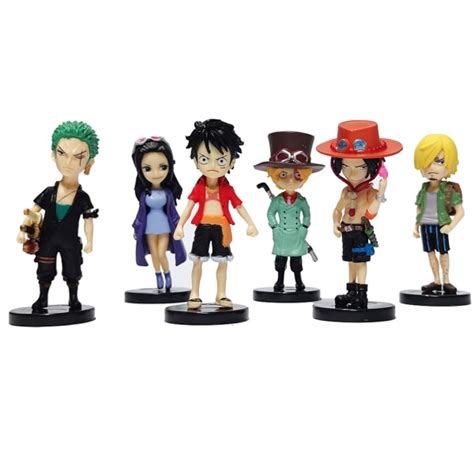 St Lote Ace Sabo Sanji Zoro Robin One Piece Boneco Anime Modelo