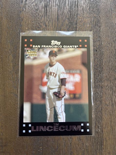 Topps Updates Highlights Uh Tim Lincecum Rc For Sale