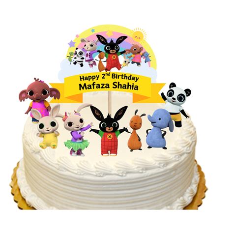 Jual Topper Cake Bing Hiasan Kue Ulang Tahun Happy Birthday Shopee