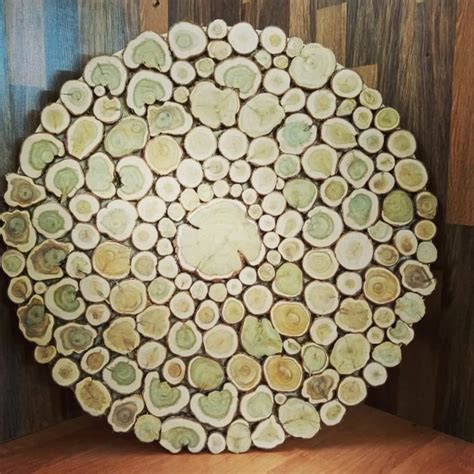 Панно из можжевельника круглое D-700 мм. — Торговый дом “Банный мир”