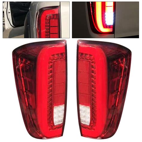 LED Rear Pair Tail Lights Fits Nissan Navara NP300 2015 2016 2017 2018